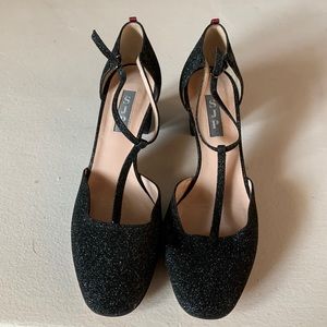 Gorgeous T Strap SJP Sparkle Heels